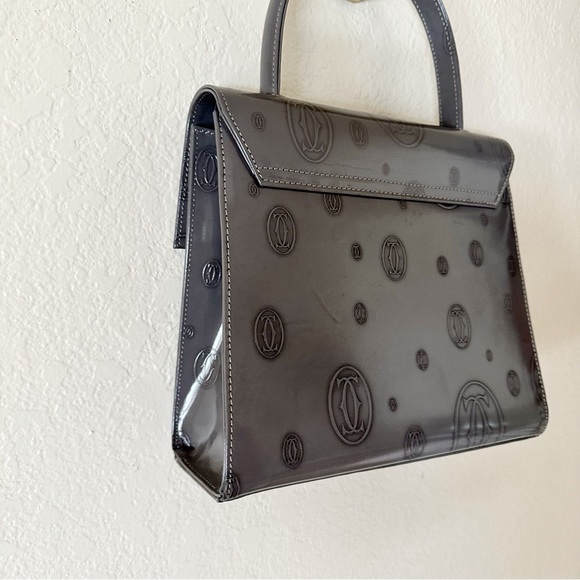 Authentic Cartier Happy Birthday handbag in monogram patent leather - Picture 7 of 10